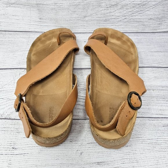 Soludos Womens Maya‎ Sandals Natural Leather Brown Size 10 - Picture 9 of 12